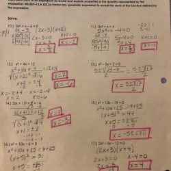 Review of lessons 10-13 unit 3 answer key