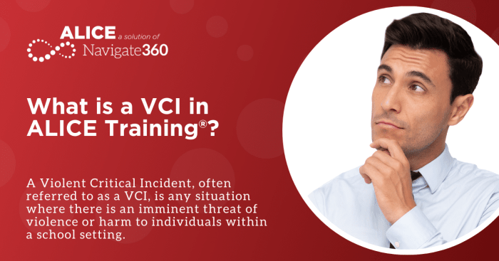 Alice training what is a vci